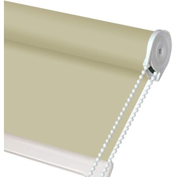 Beige Blackout Window Shades, Water and Oil Proof UV Protection Enery Saving Privacy Provided Window Roller Shades Blinds for Home, Hotel, Club, Restaurant