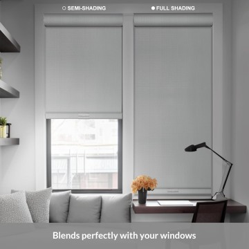 Blackout Roller Shades for Windows,Cordless,Linen Fabric,Roller Blinds,Thermal Insulated Fabric UV Protection,Window Shades for Home,Office,Bedroom,Door,Blackout-White